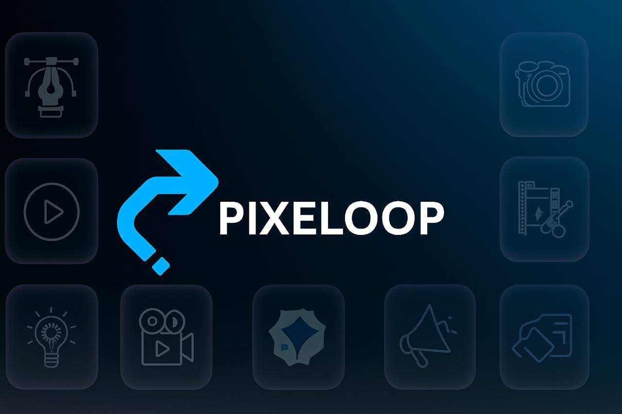 Pixeloop - خدمات تصميم جرافيك ومونتاج فيديو  